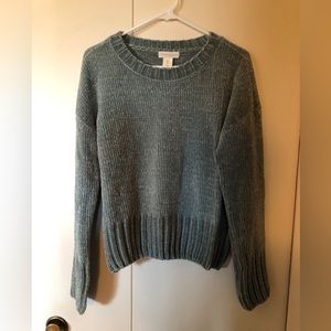 Cynthia Rowley Chenille Knit Crewneck Sweater